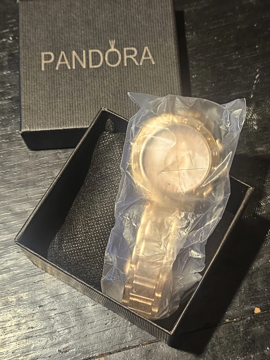 Pandora Gold Tone Watch + bracelet - photo 4
