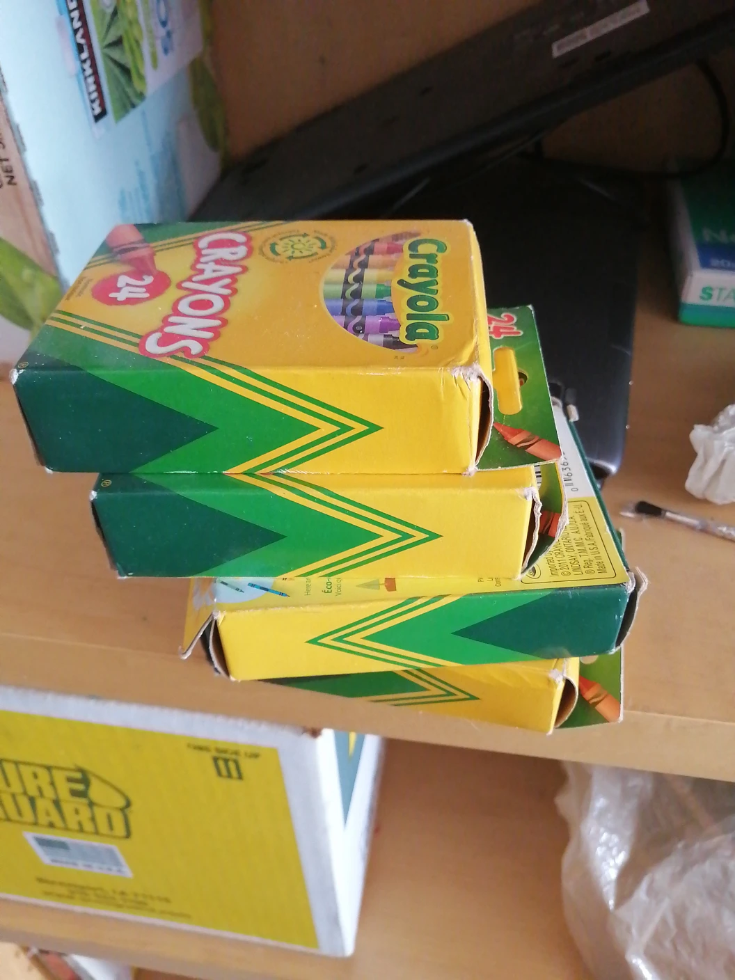 🌱Crayola Crayons - 24 Count (3 Boxes)