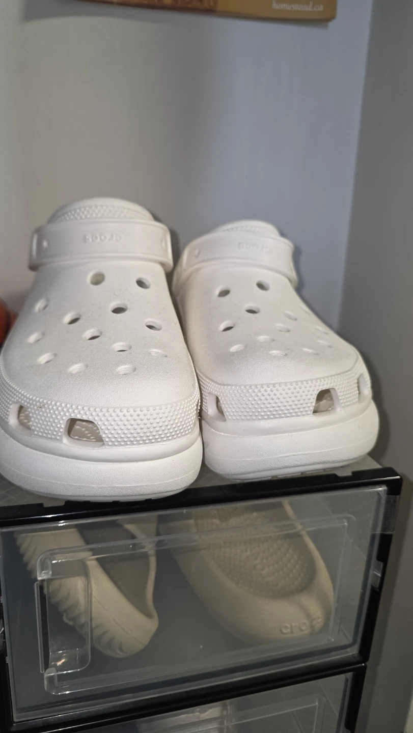 White Crocs Crush clogs Size 11 MENS - photo 4