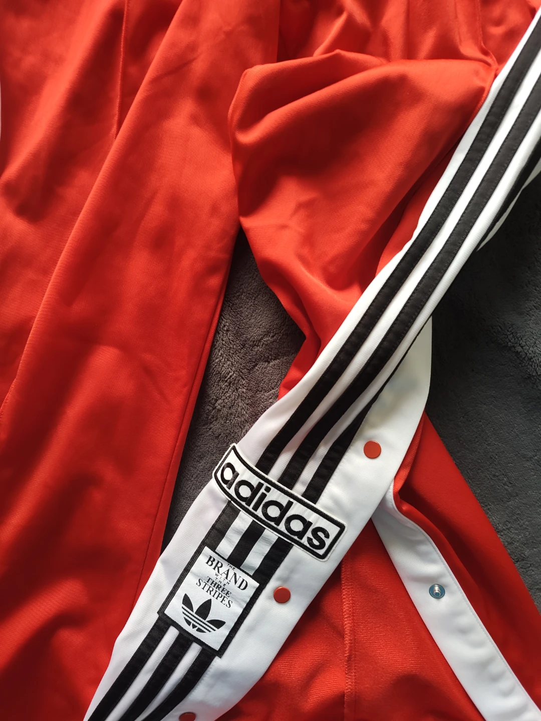 Adidas Red Snap Button Track Pants - XL - photo 3