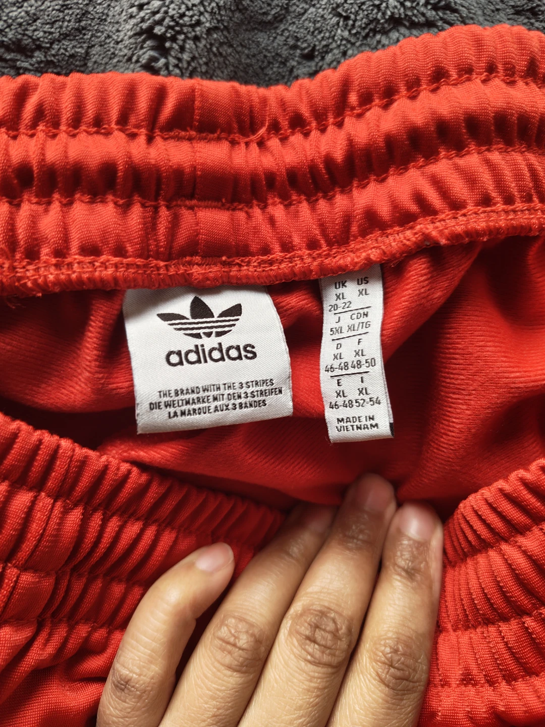 Adidas Red Snap Button Track Pants - XL - photo 4