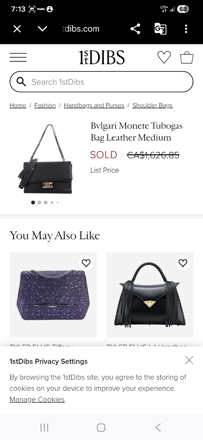 Bvlgari Monete Tubogas Bag Leather Medium - photo 4