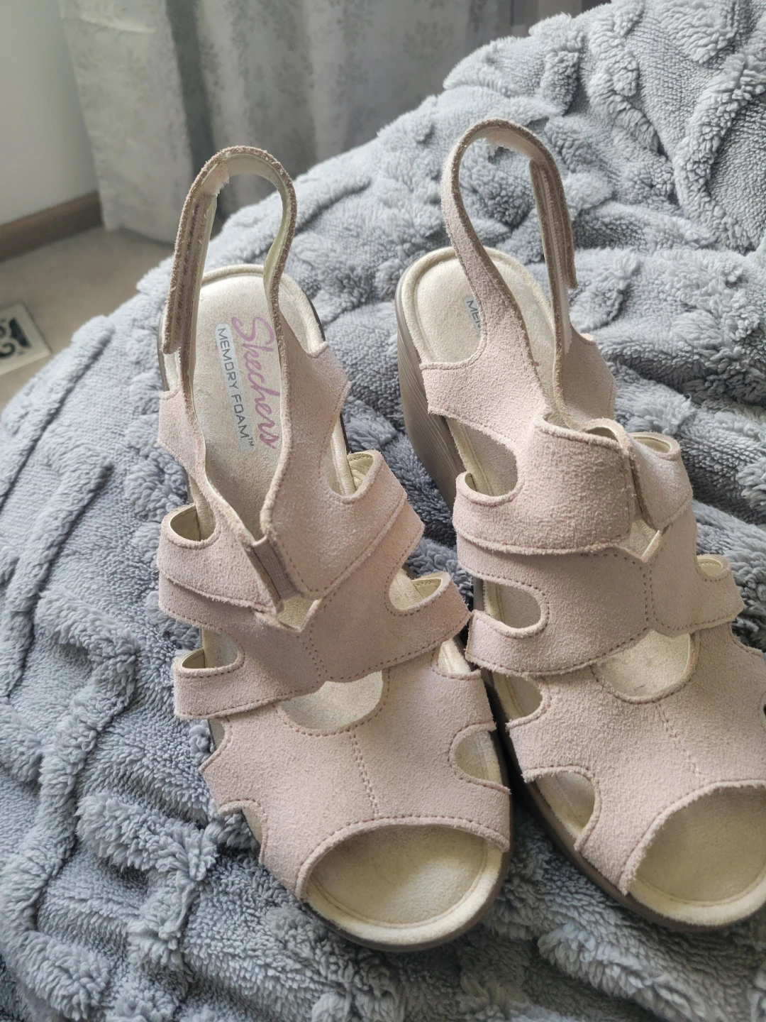Skechers Memory Foam Women's Wedge Sandals - photo 2