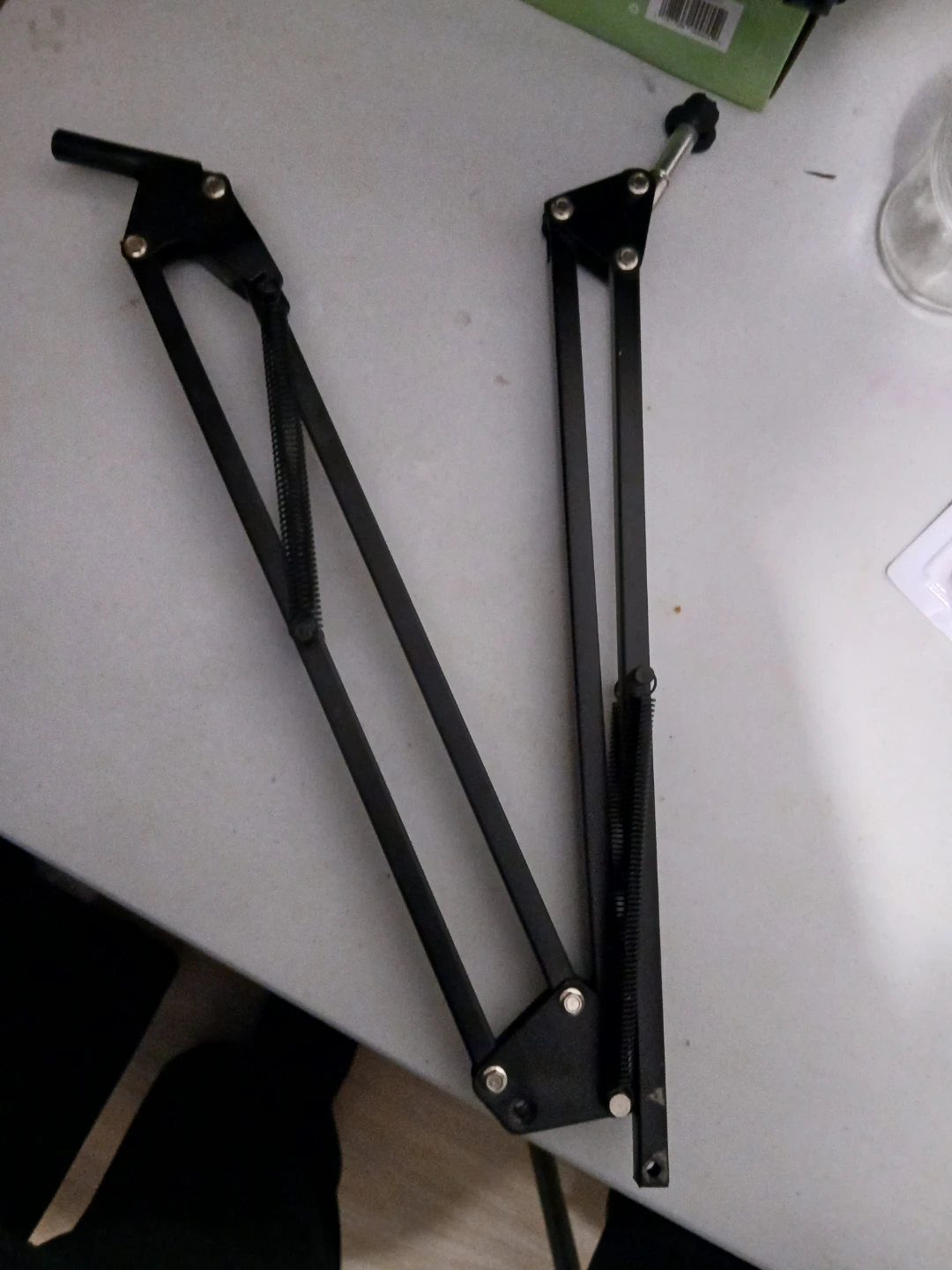 Black Scissor Boom Arm Stand