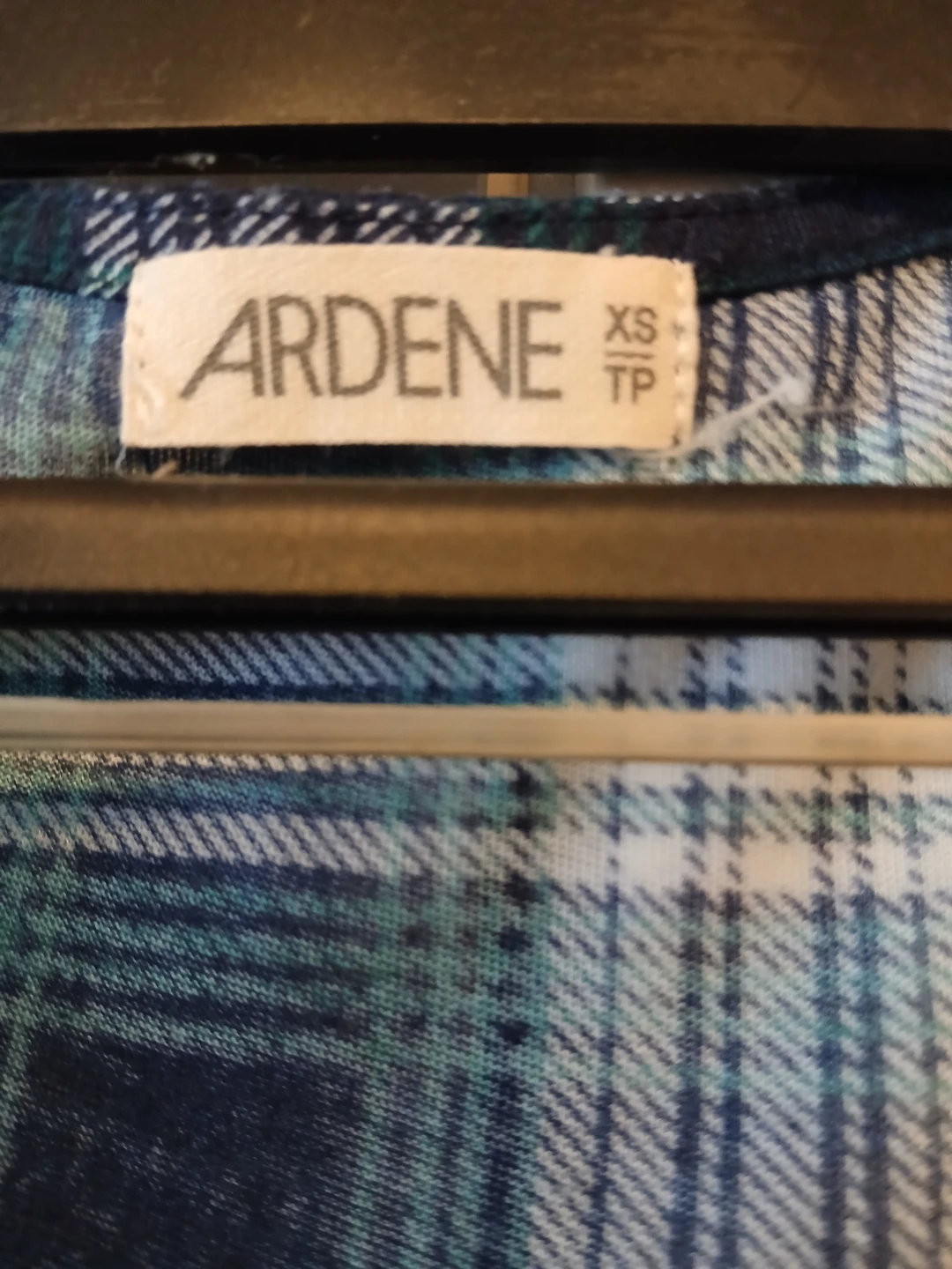 3 Ladies tops: H&M black shirt, floral top & plaid shirt. $4 EA. - photo 4