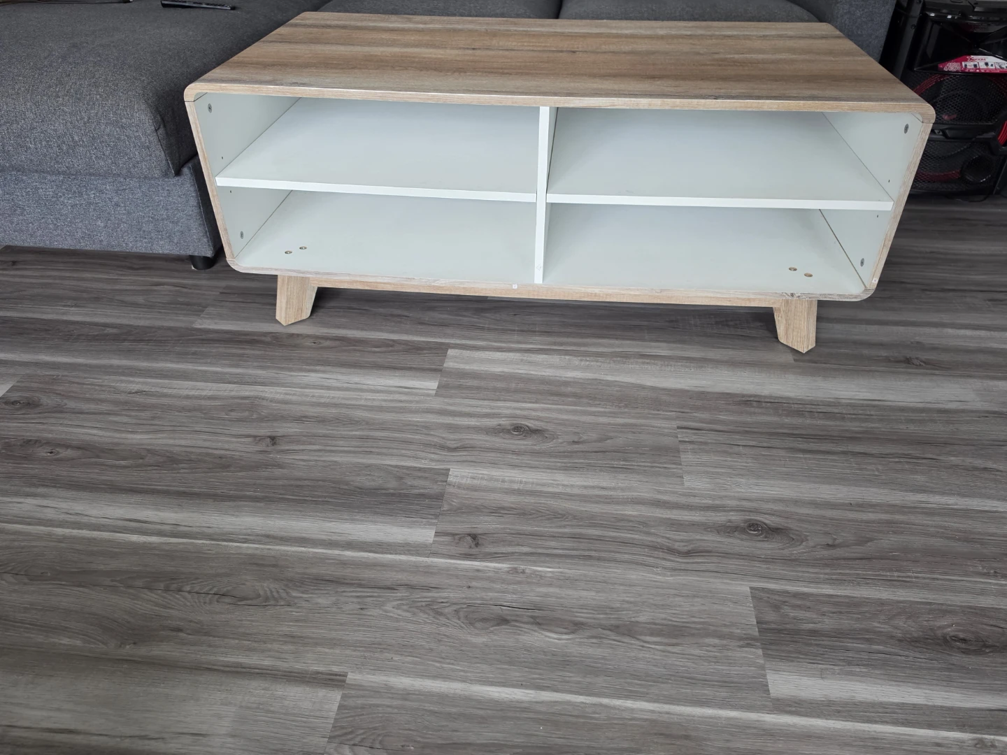 Modern Wood Coffee Table with Storage