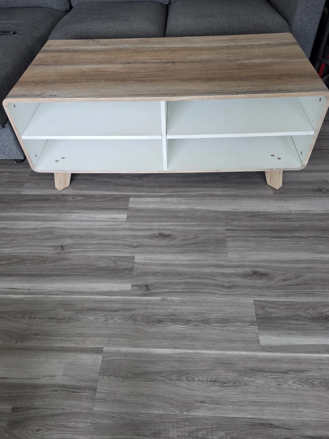 Modern Wood Coffee Table with Storage - photo 2