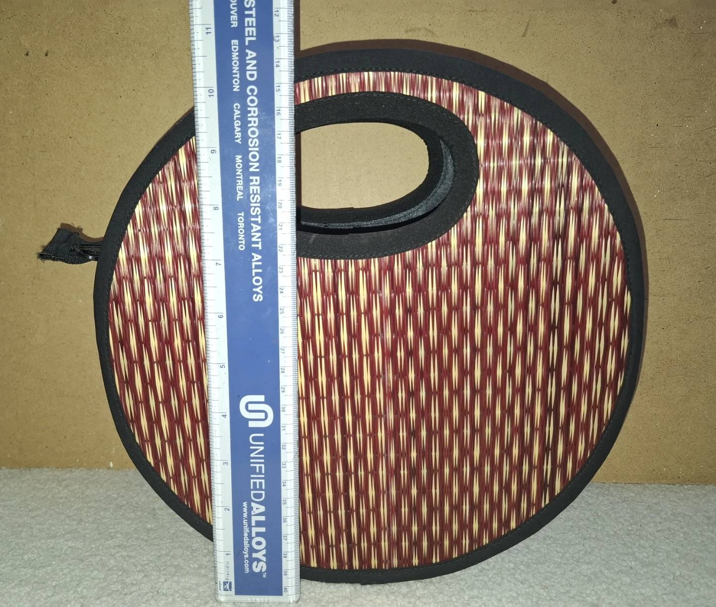 Trendy Woven Straw BOHO Circle Bag