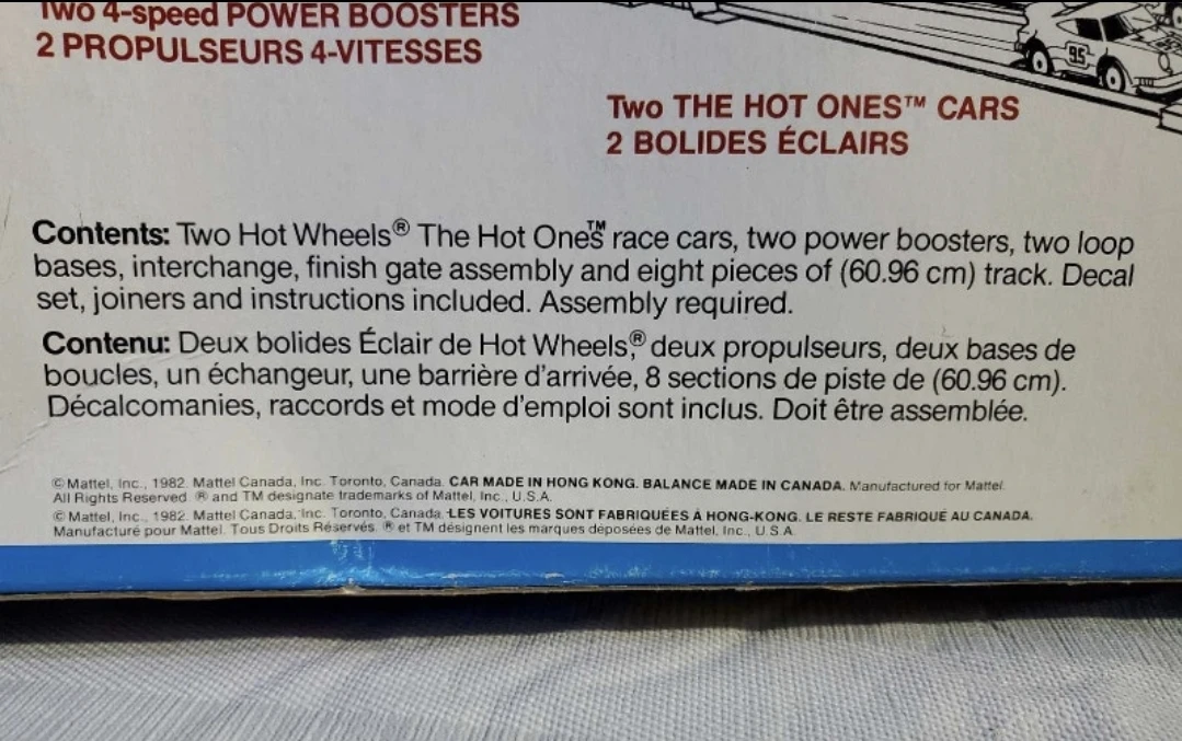 1982 hot wheels dash & crash CND box  incomplete - photo 5
