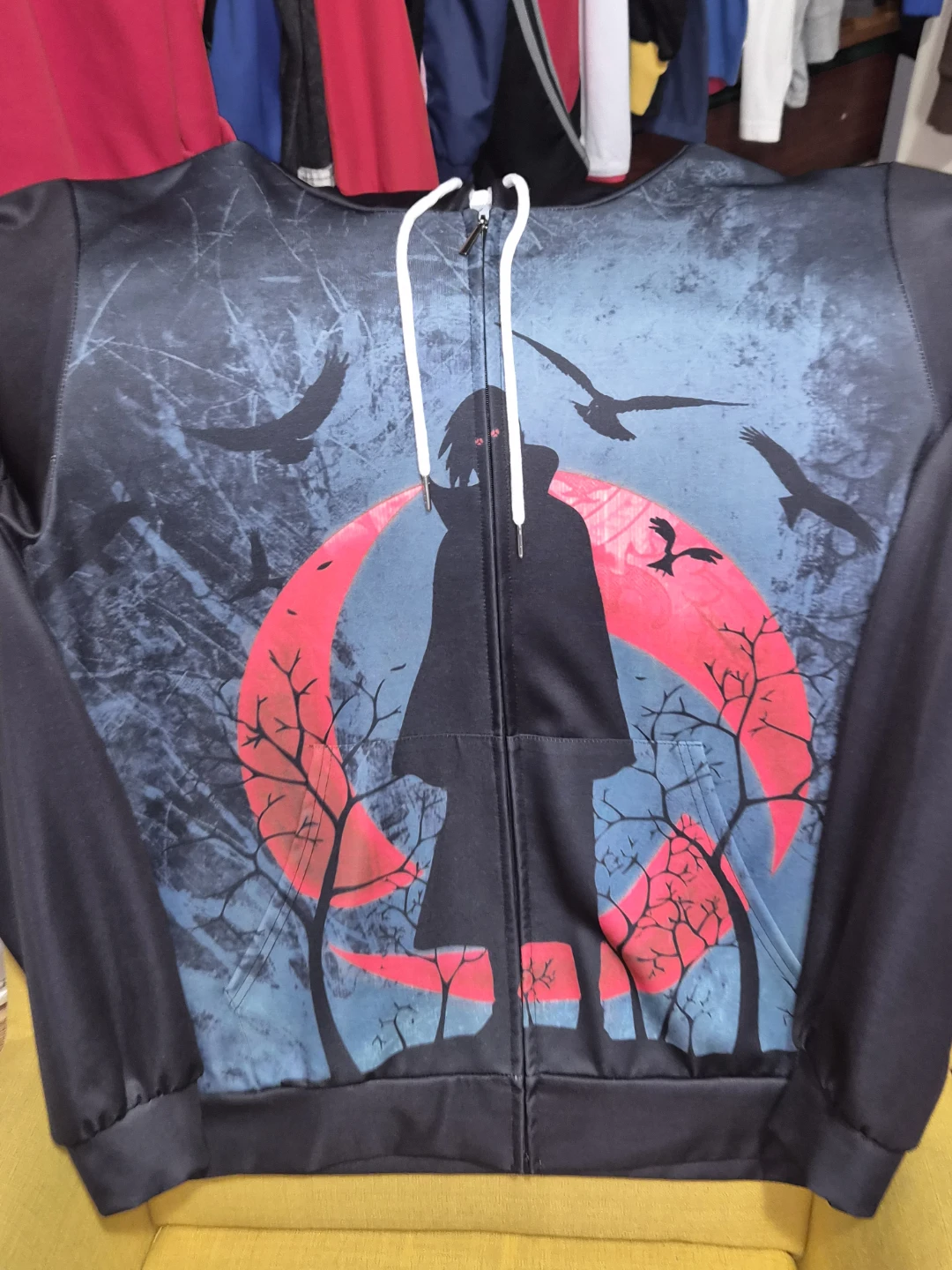 Naruto Shippuden Akatsuki Full Zip Hoodie