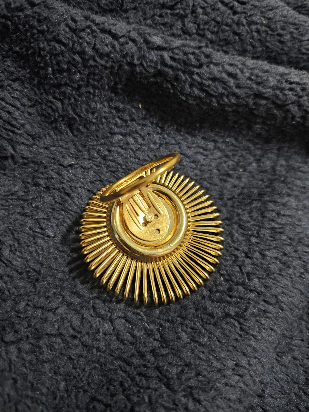 Western Germany Gold Tone scarf ring - photo 2