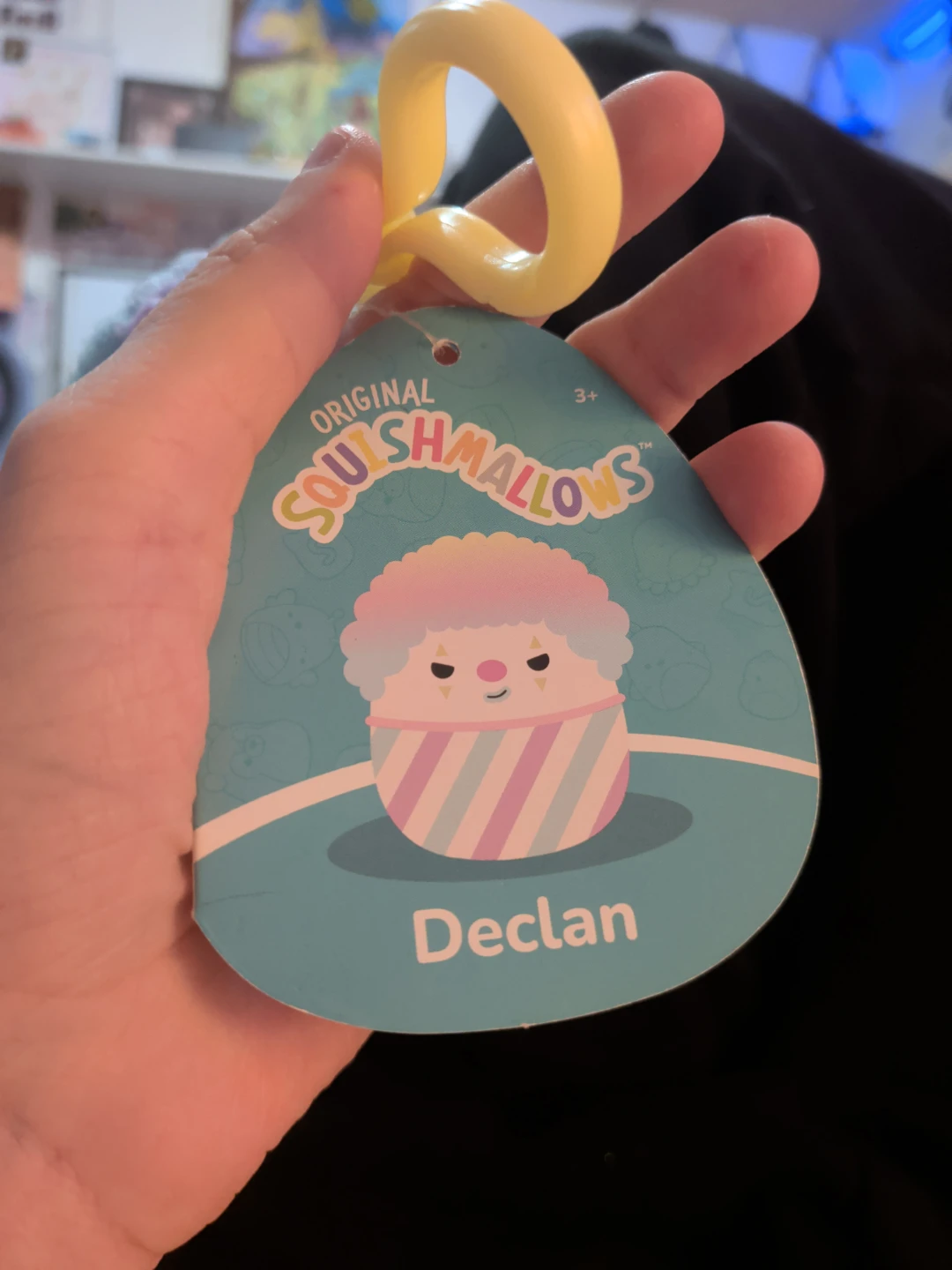 Squishmallows Declan Clown Plush Clip - photo 2