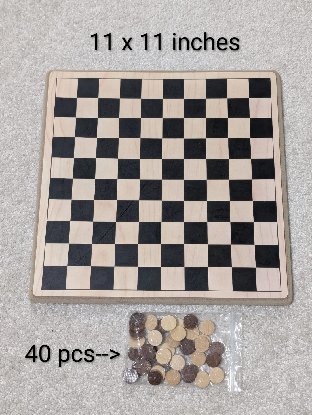 Classic Collection Checkers Game Set