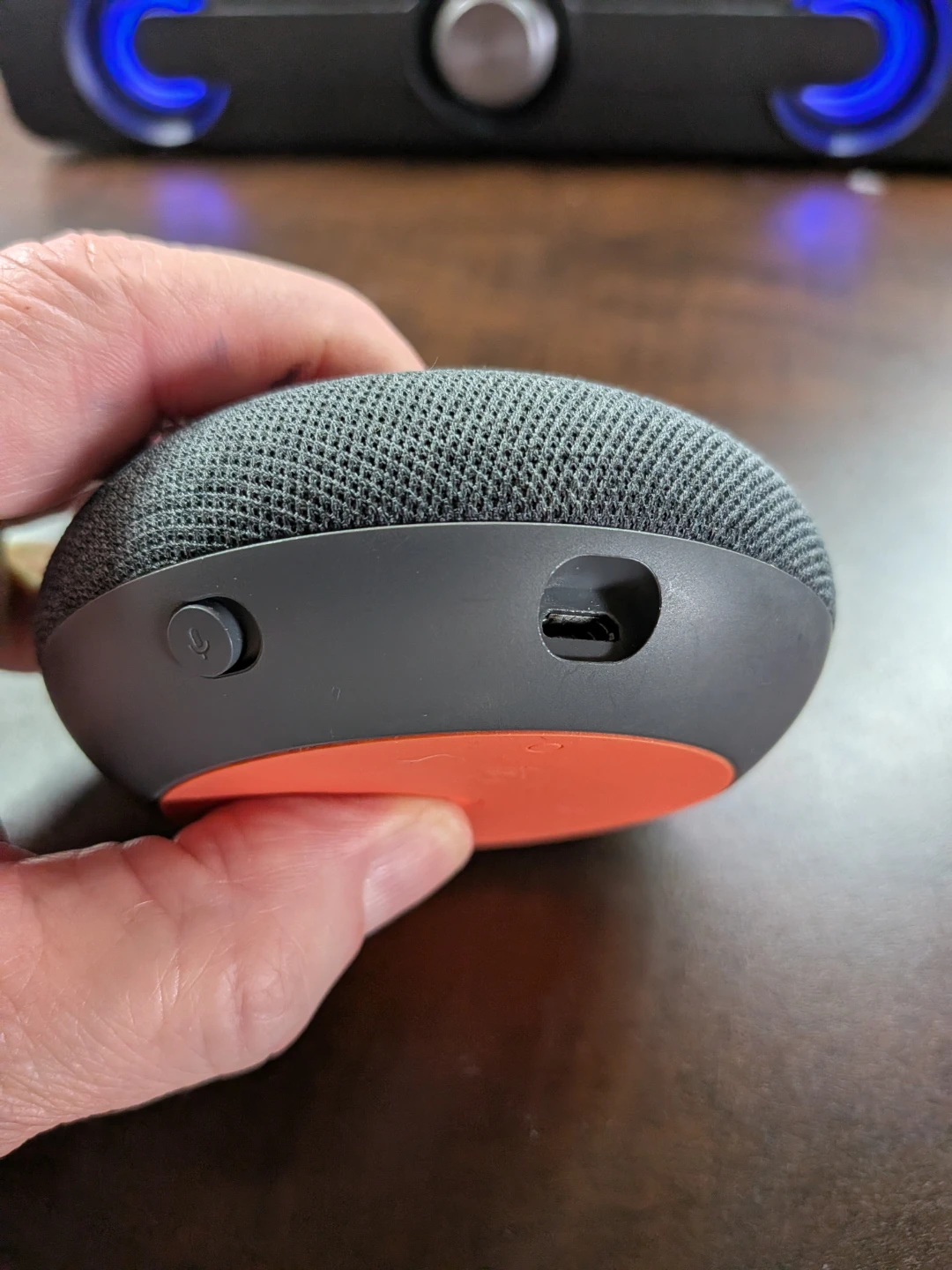 Google Nest Mini (1st Gen) Charcoal Smart Speaker - photo 2