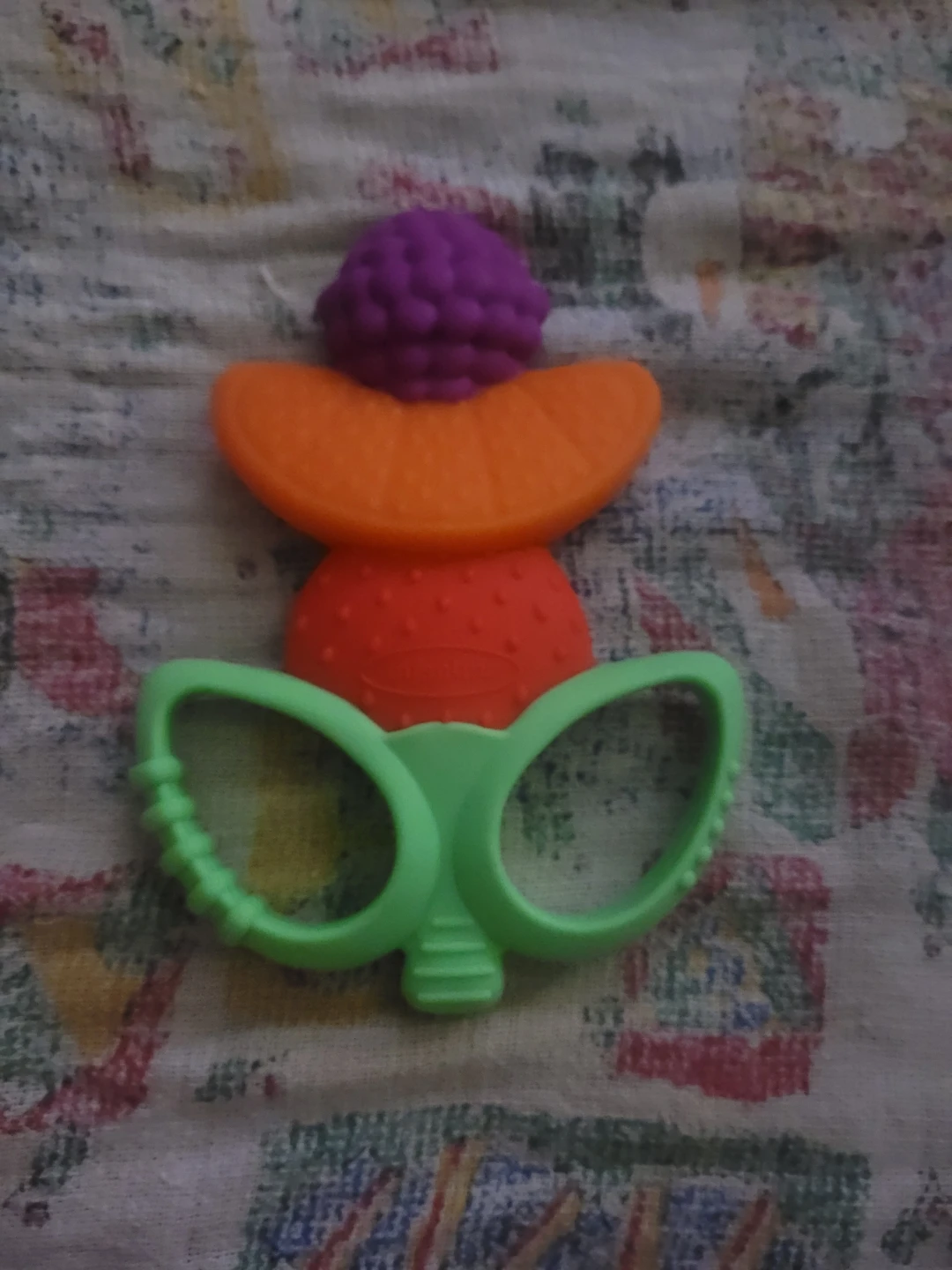 Lil' Nibbles Textured Silicone Teether - Fruit Kabob