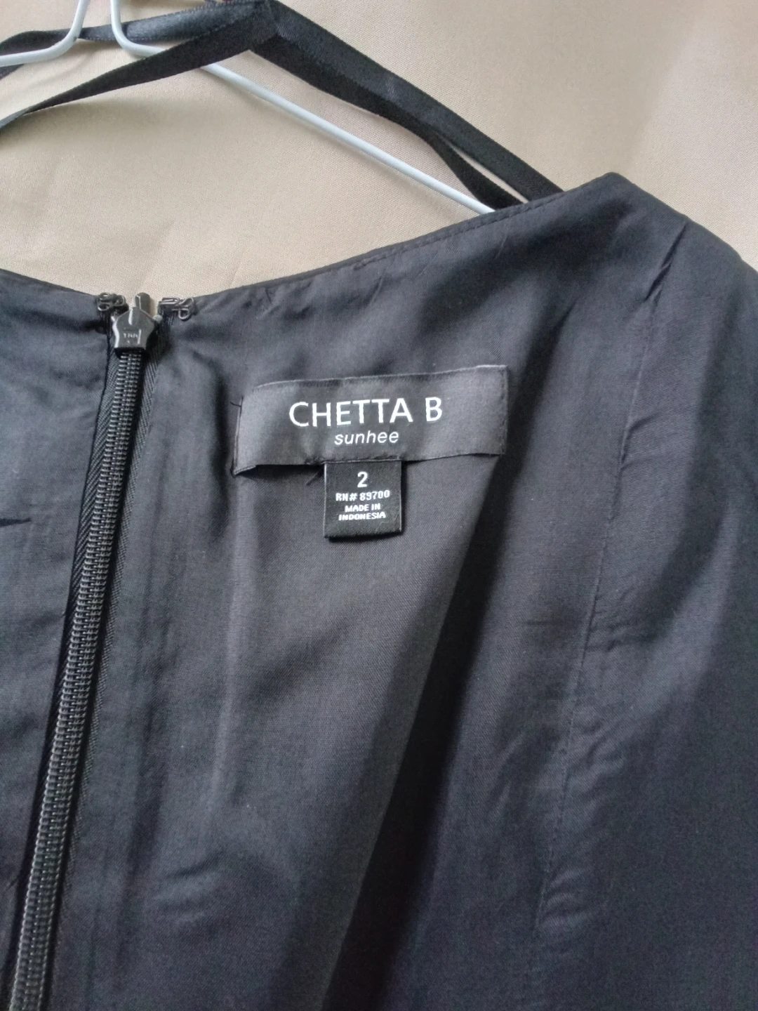 CHETTA B Sunhee Women's Black, Tan Dress Size 2 - photo 3