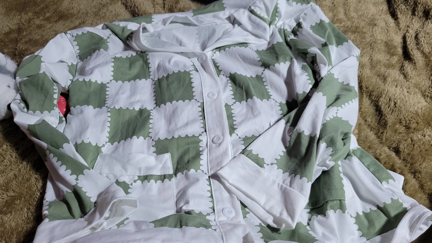 Checkered Pajama Set