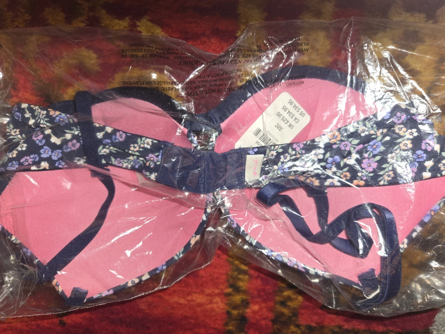 Victoria's Secret Pink Super Push Bra 32C - photo 2