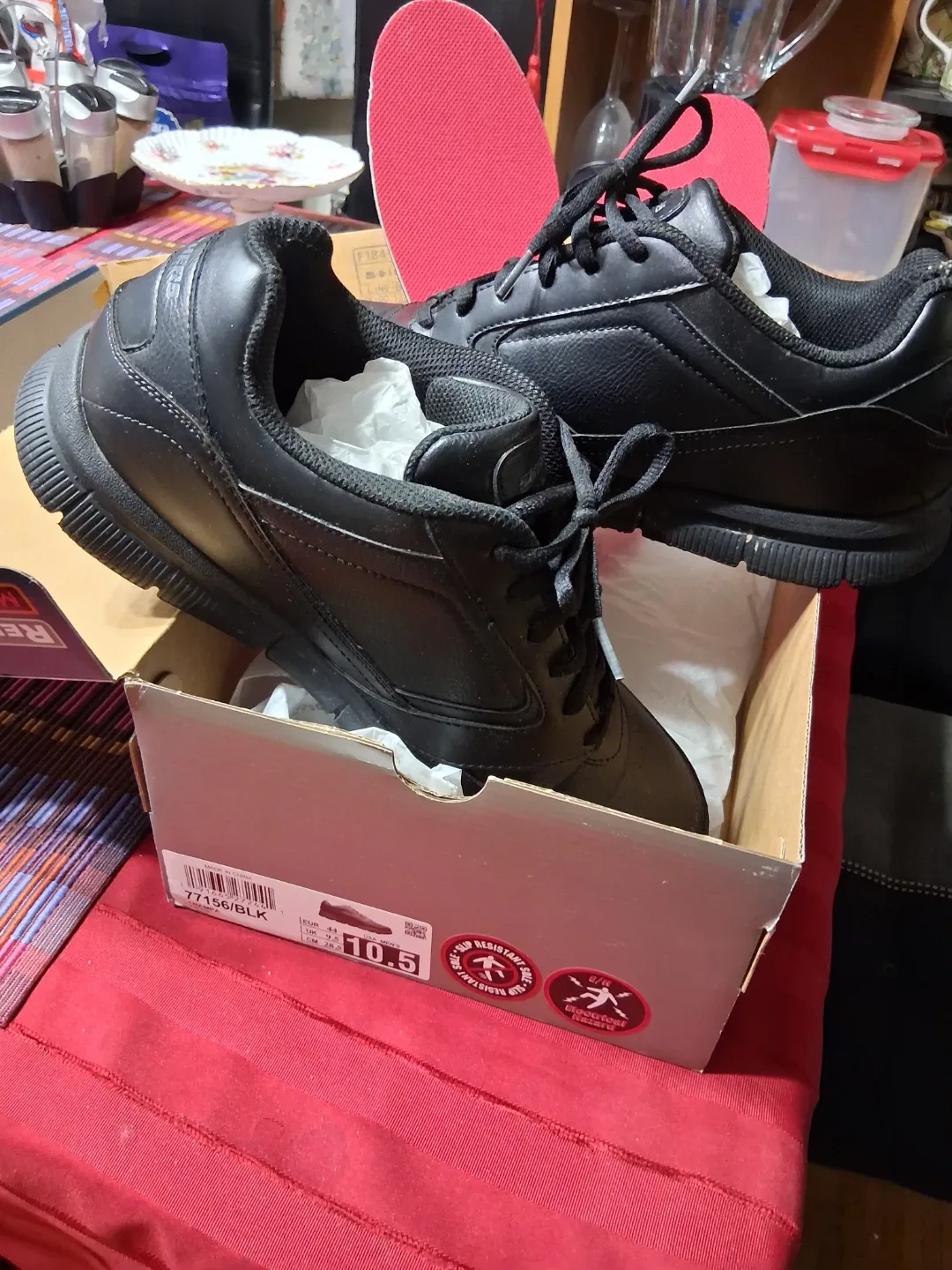 Black Work Shoes Size 10.5 Sketchers - photo 2