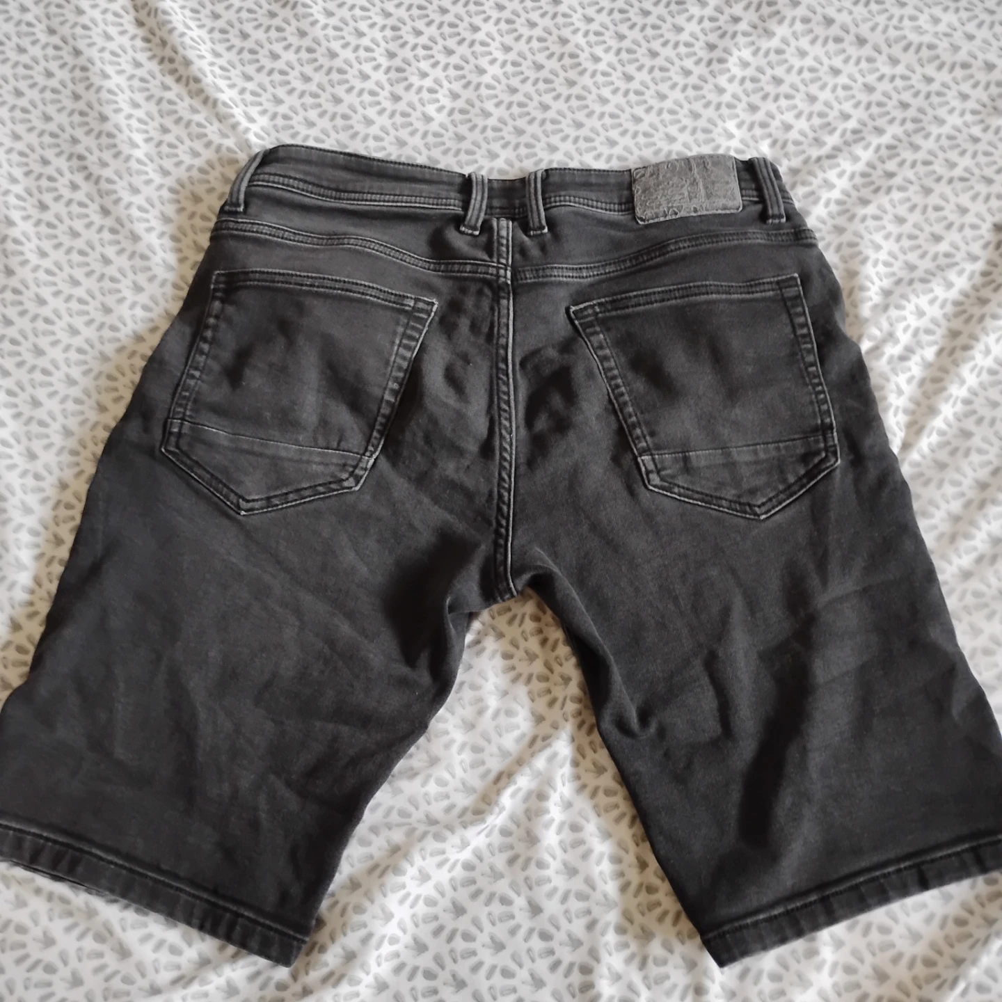 SMOG Men's Grey Denim Shorts - photo 3