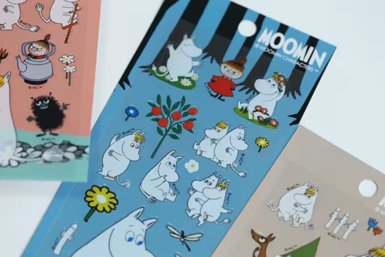 Moomin Characters Sticker Sheet $8 each