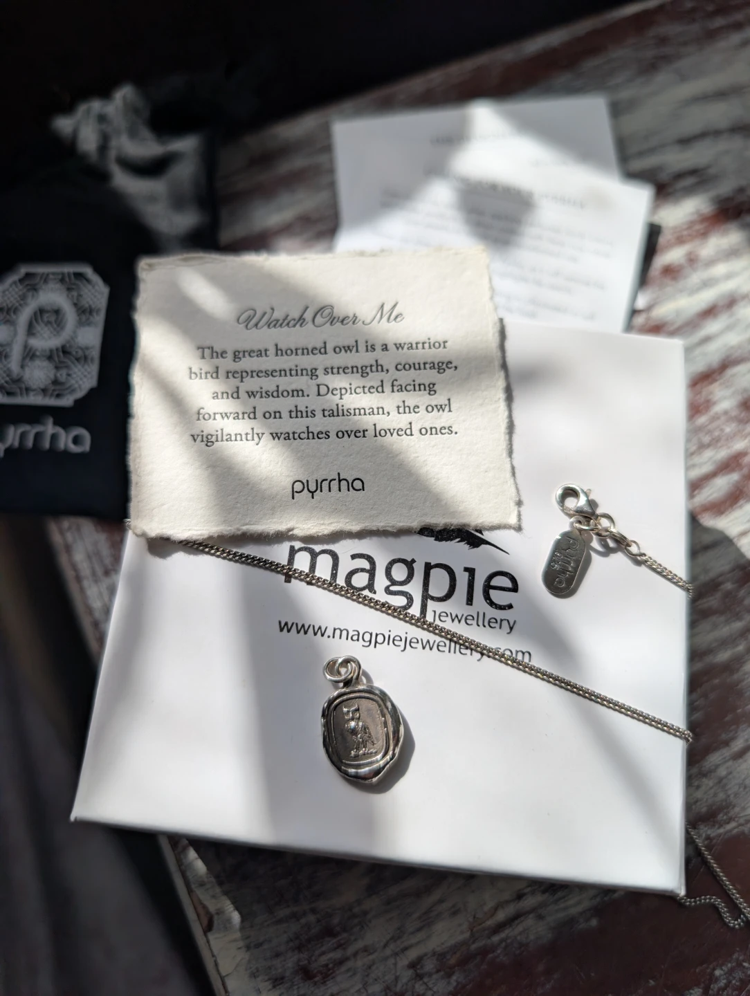 Pyrrha "Watch Over Me" Talisman Necklace - photo 2