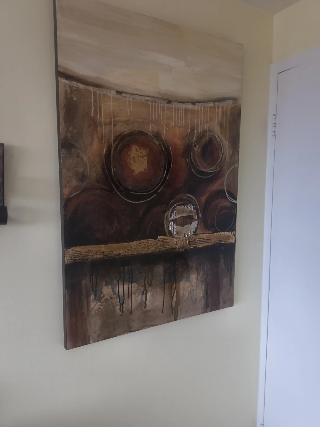 Abstract Circle Art Canvas