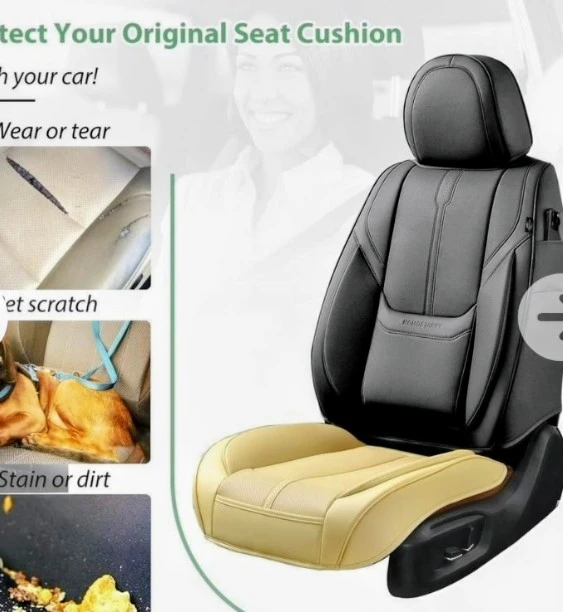 Leather Car Seat Cushion Cover