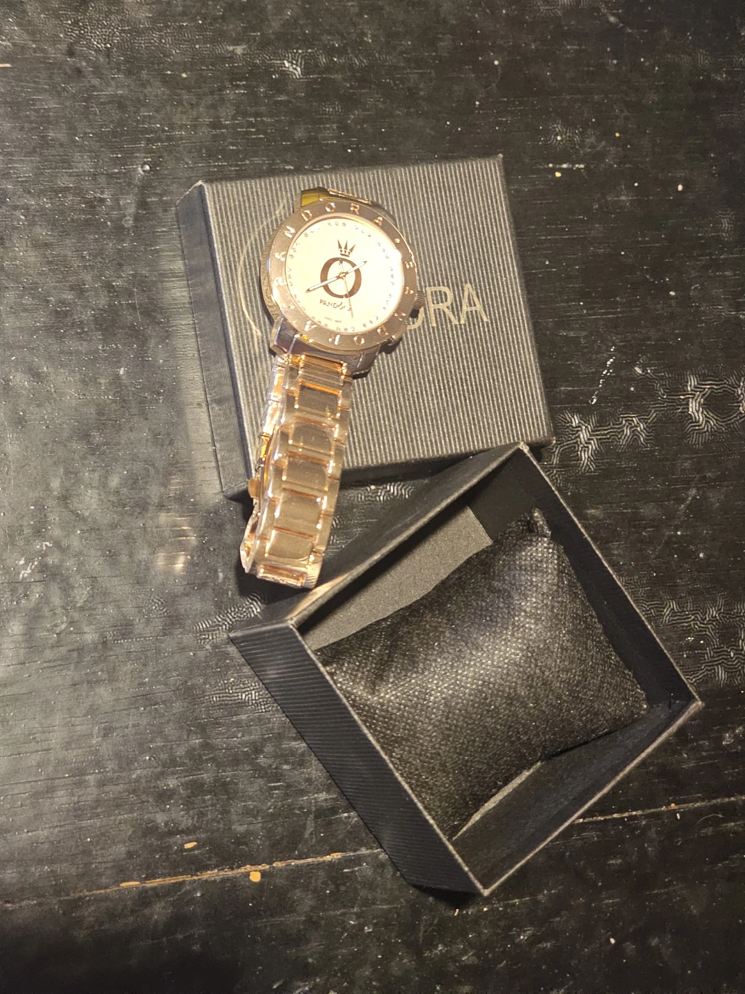 Pandora Gold Tone Watch + bracelet - photo 5