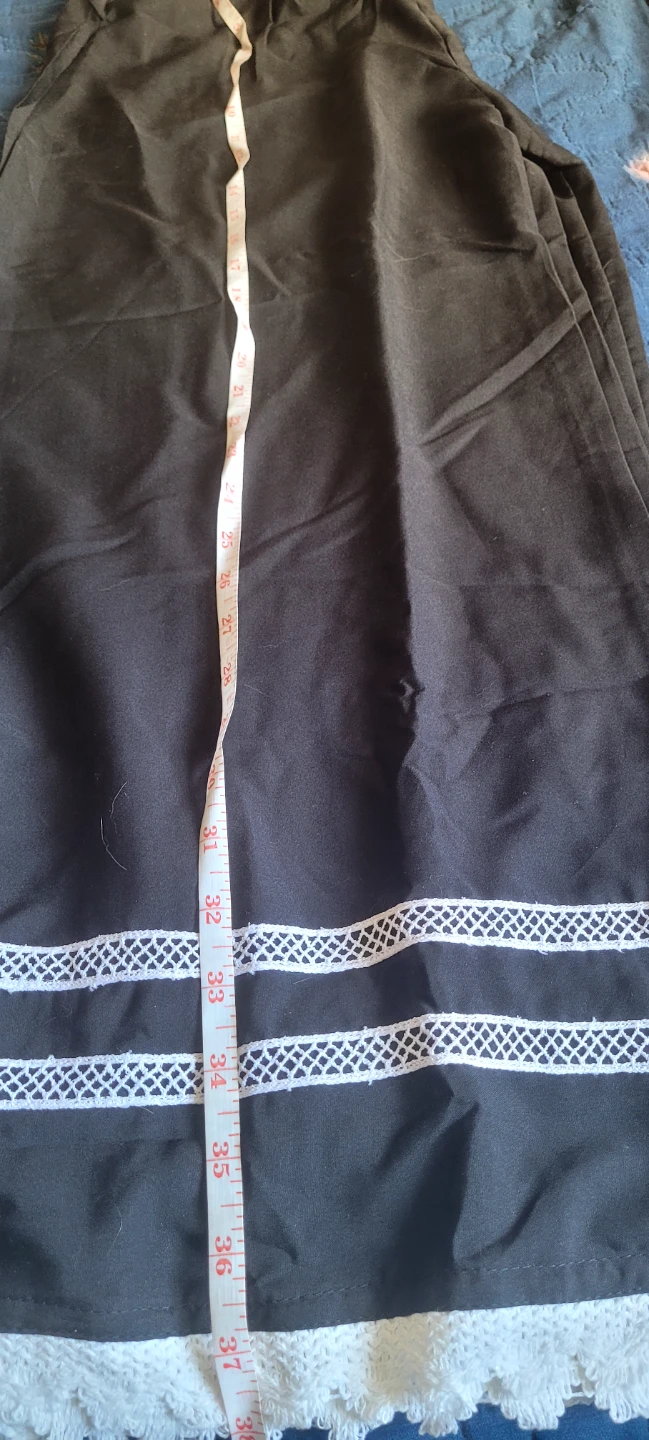 Black dresswith White Embroidery - photo 4