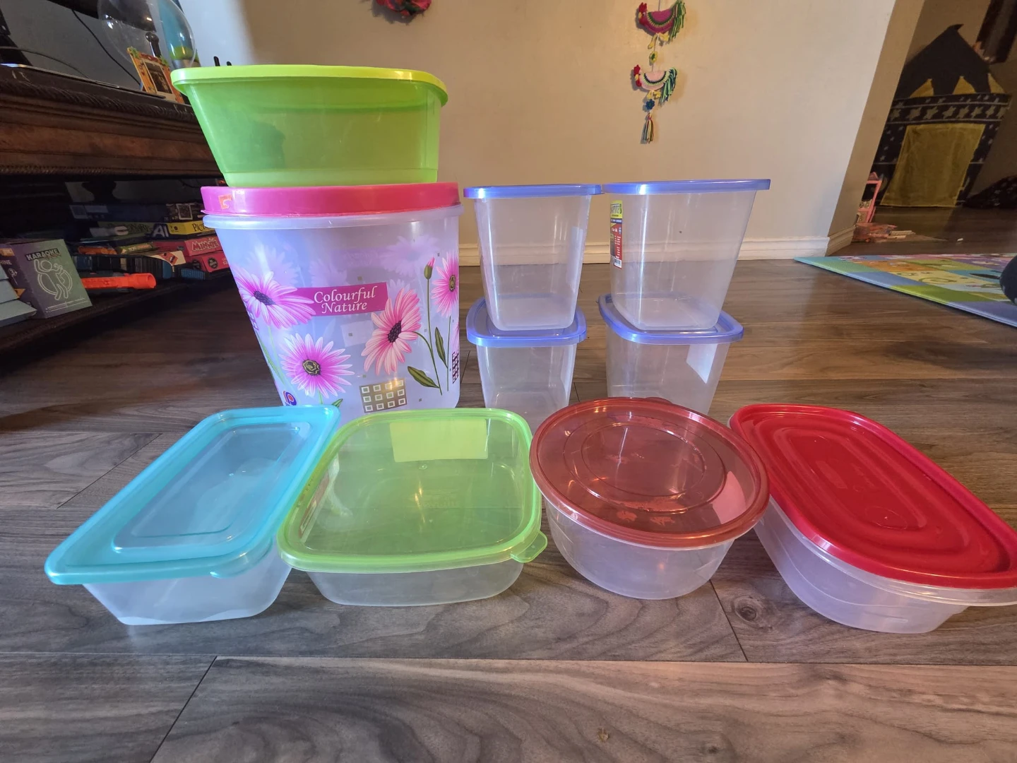 Assorted Plastic Food Storage Containers - photo 2