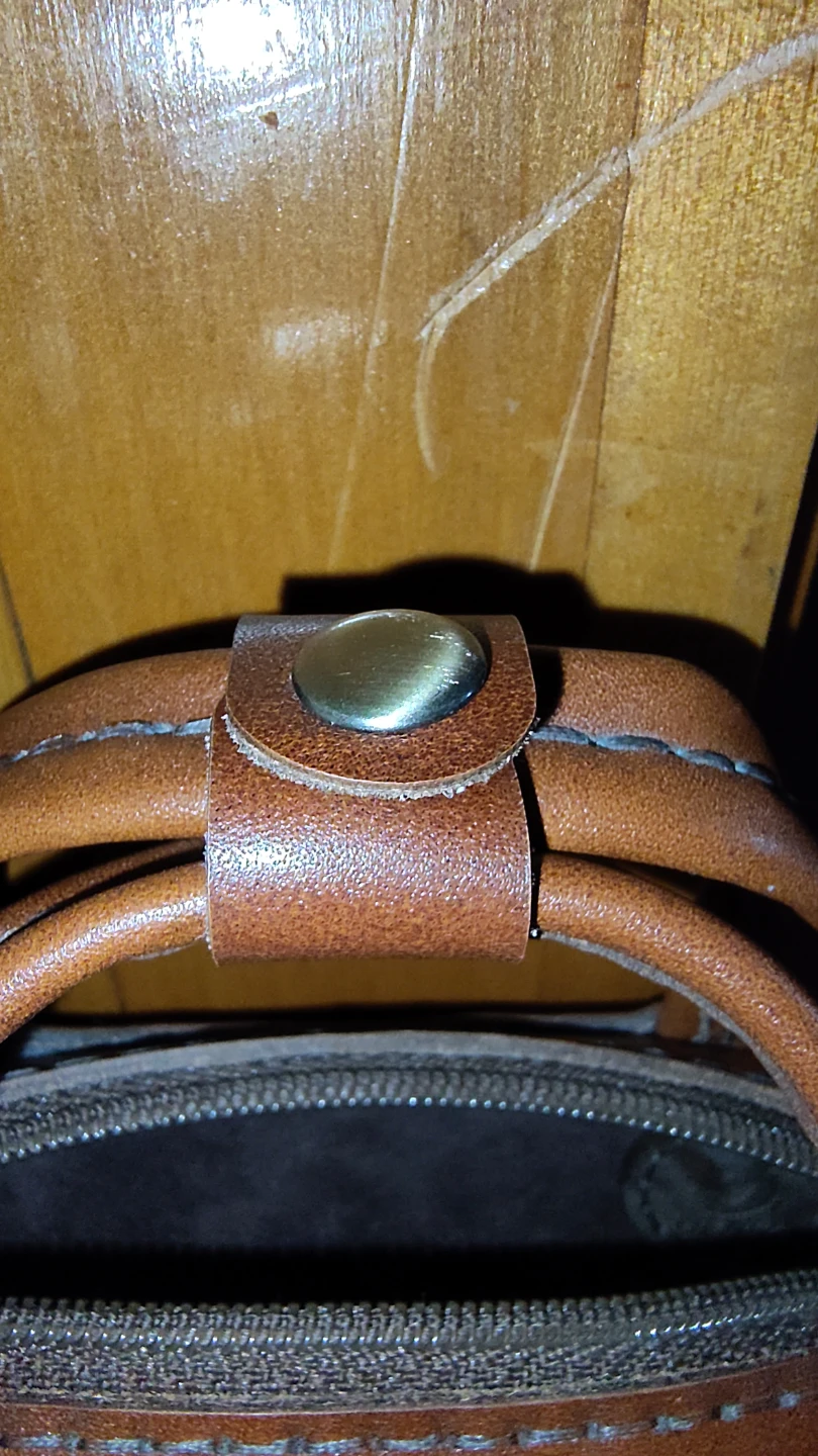 Deniz Leather Brown Satchel Bag - photo 2