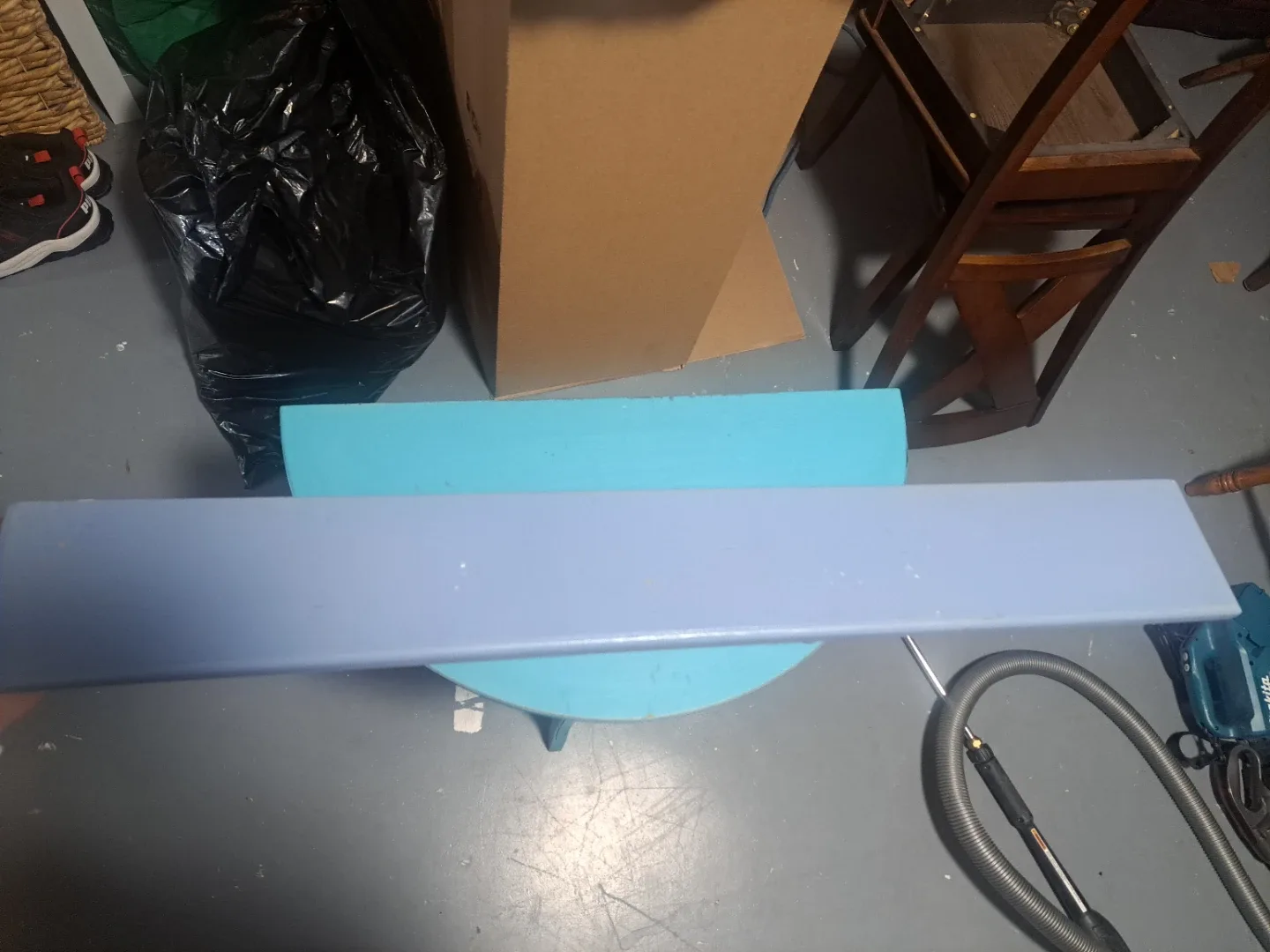 Blue Shelf with Hearts - photo 2