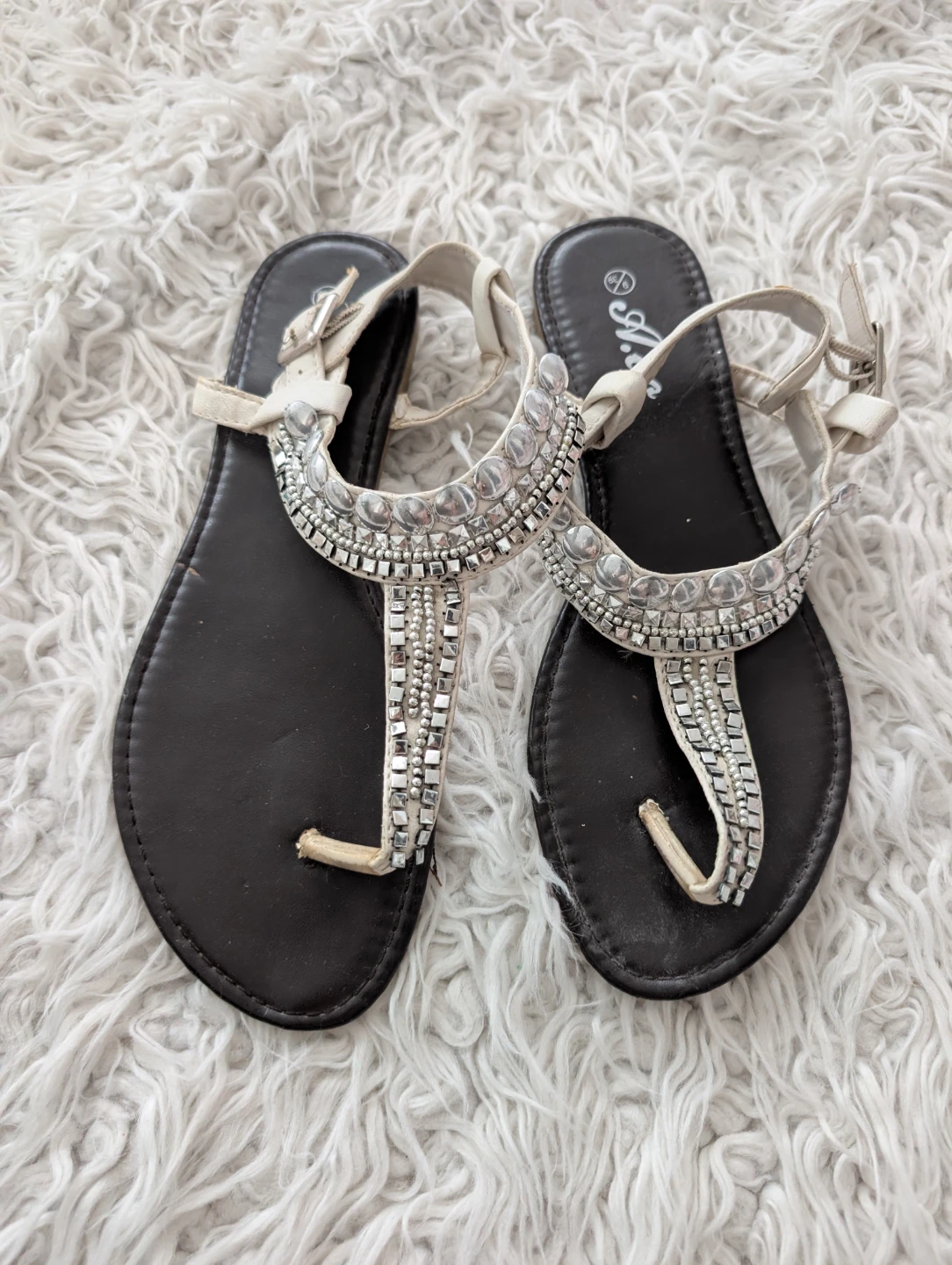 Embellished Flat Sandals - photo 2