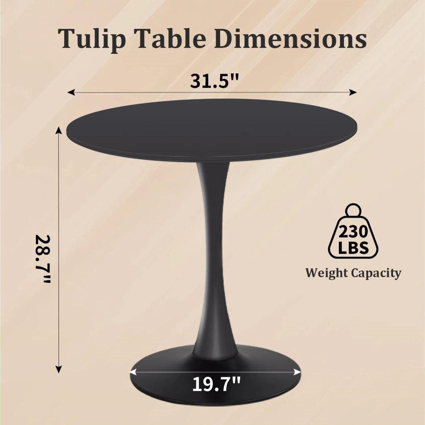 Black Tulip Table - photo 2