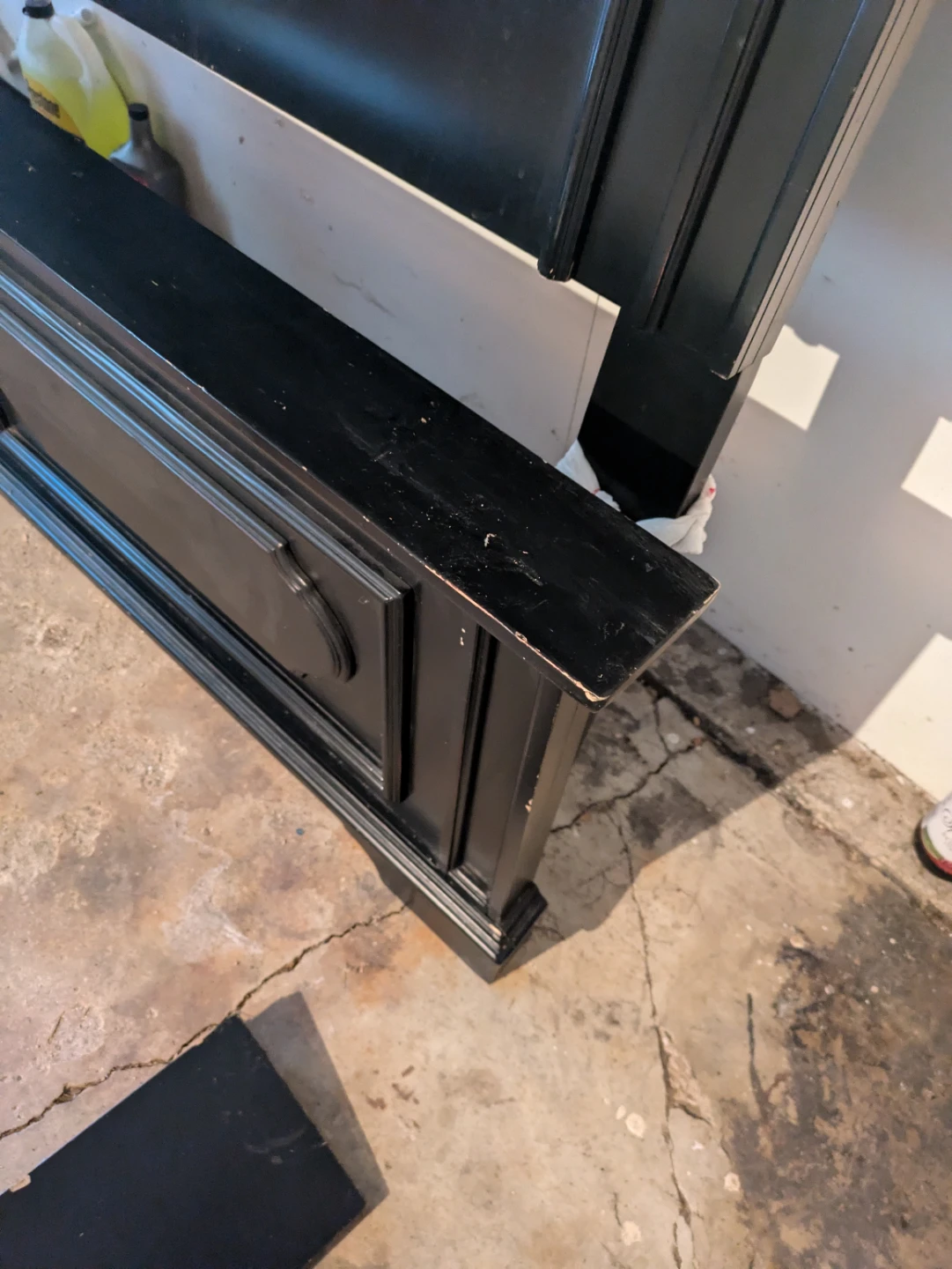 Black Wooden Headboard and Footboard - photo 4