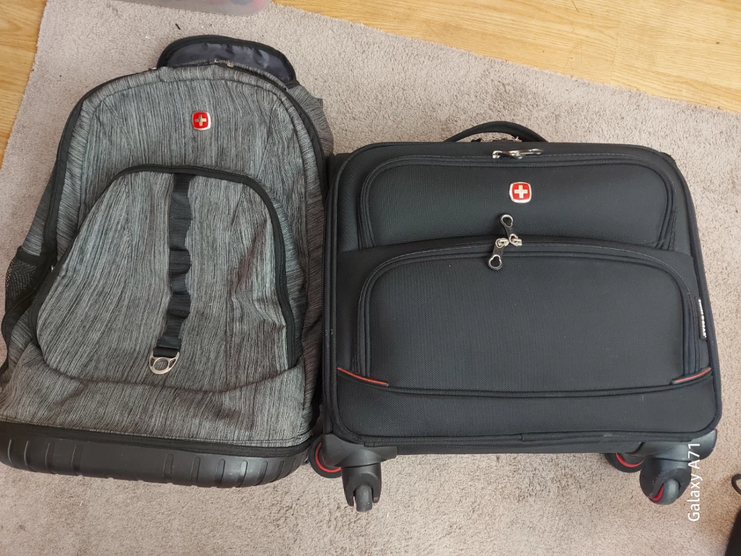 Swissgear Backpack and Carry-On Luggage Set