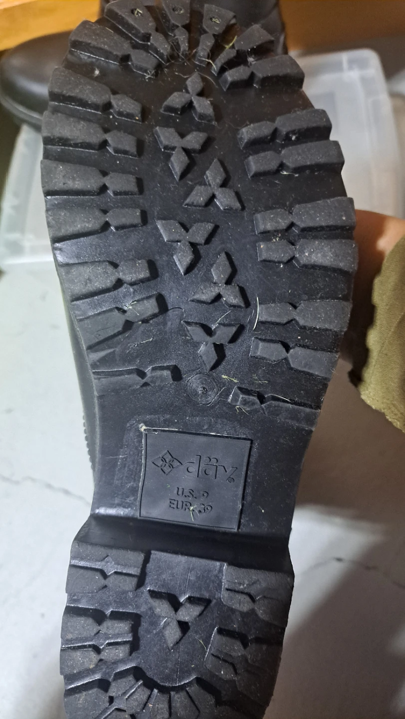 Black Rubber Moto-Style Boots - photo 4