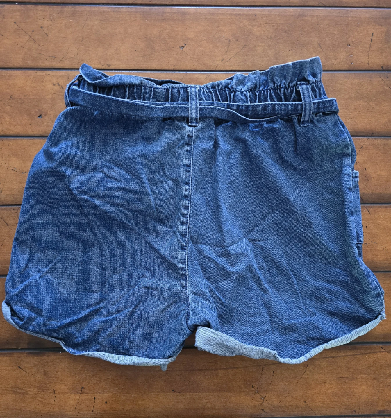 Denim Paperbag Waist Shorts Aeropostale - photo 2