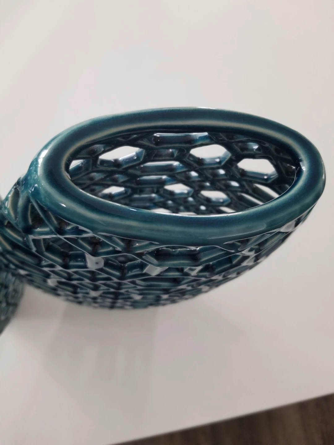 Teal Ceramic Vases Set of 2 - photo 2