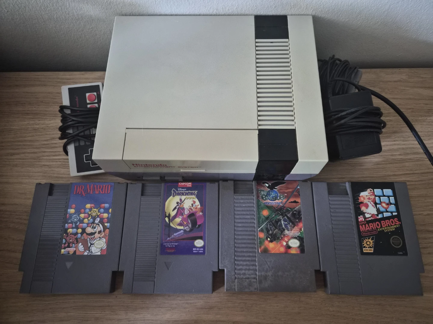 Tested NES Console with 4 Games