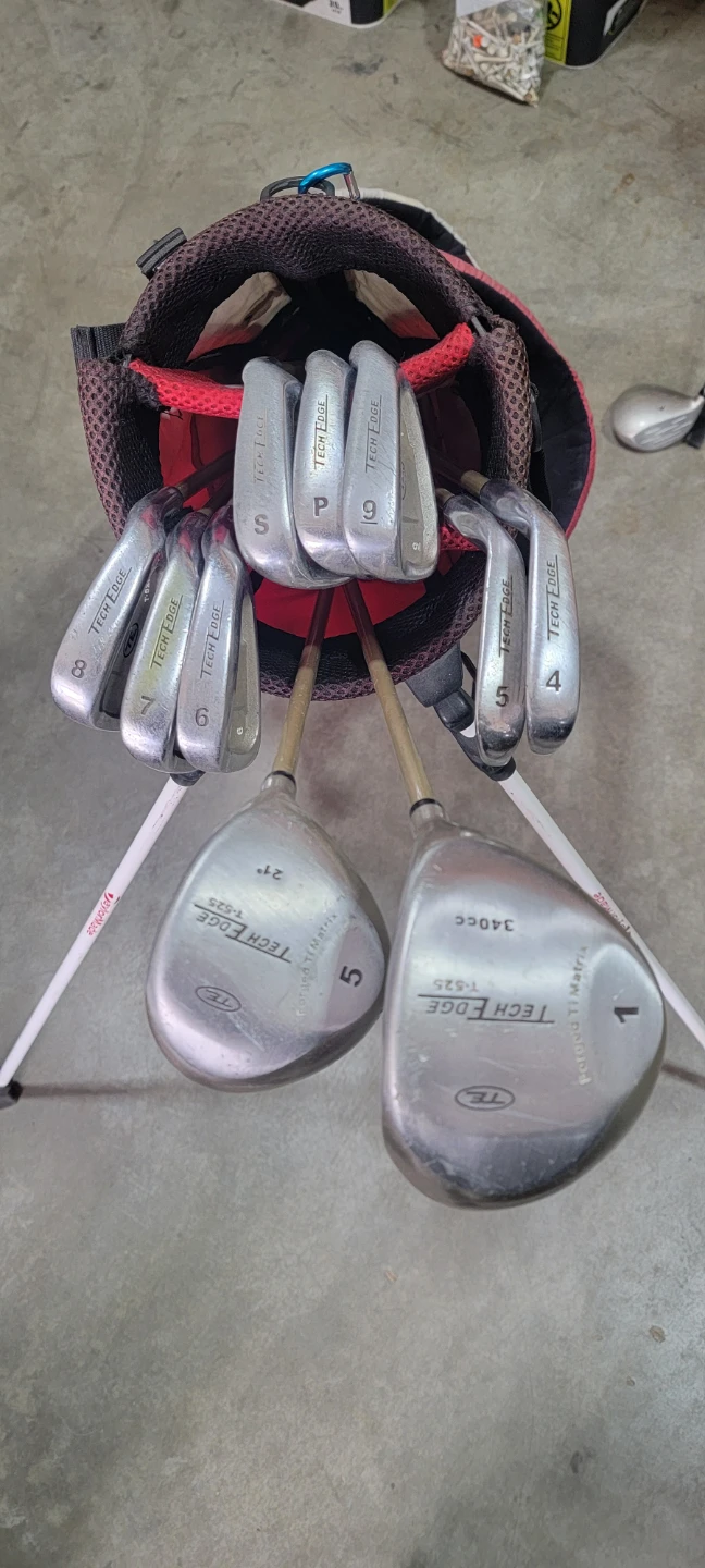 Lady's Tech Edge T-525 Irons & Woods - photo 2
