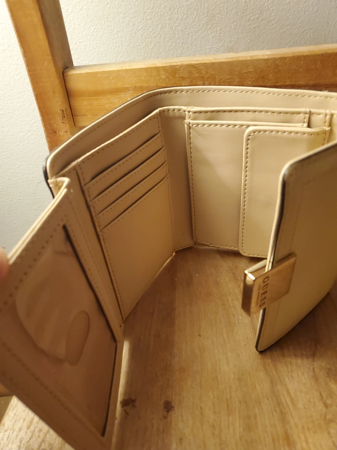 Guess Tri-Fold Wallet - Pale Yellow - photo 5
