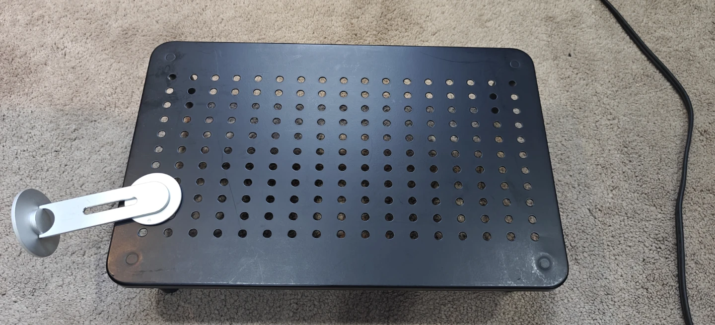 Black Metal Monitor Stand - photo 2