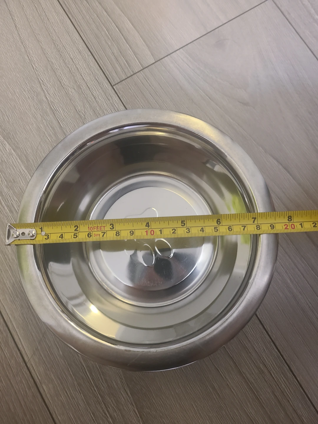Stainless Steel Pet Bowl with Paw Print - photo 2