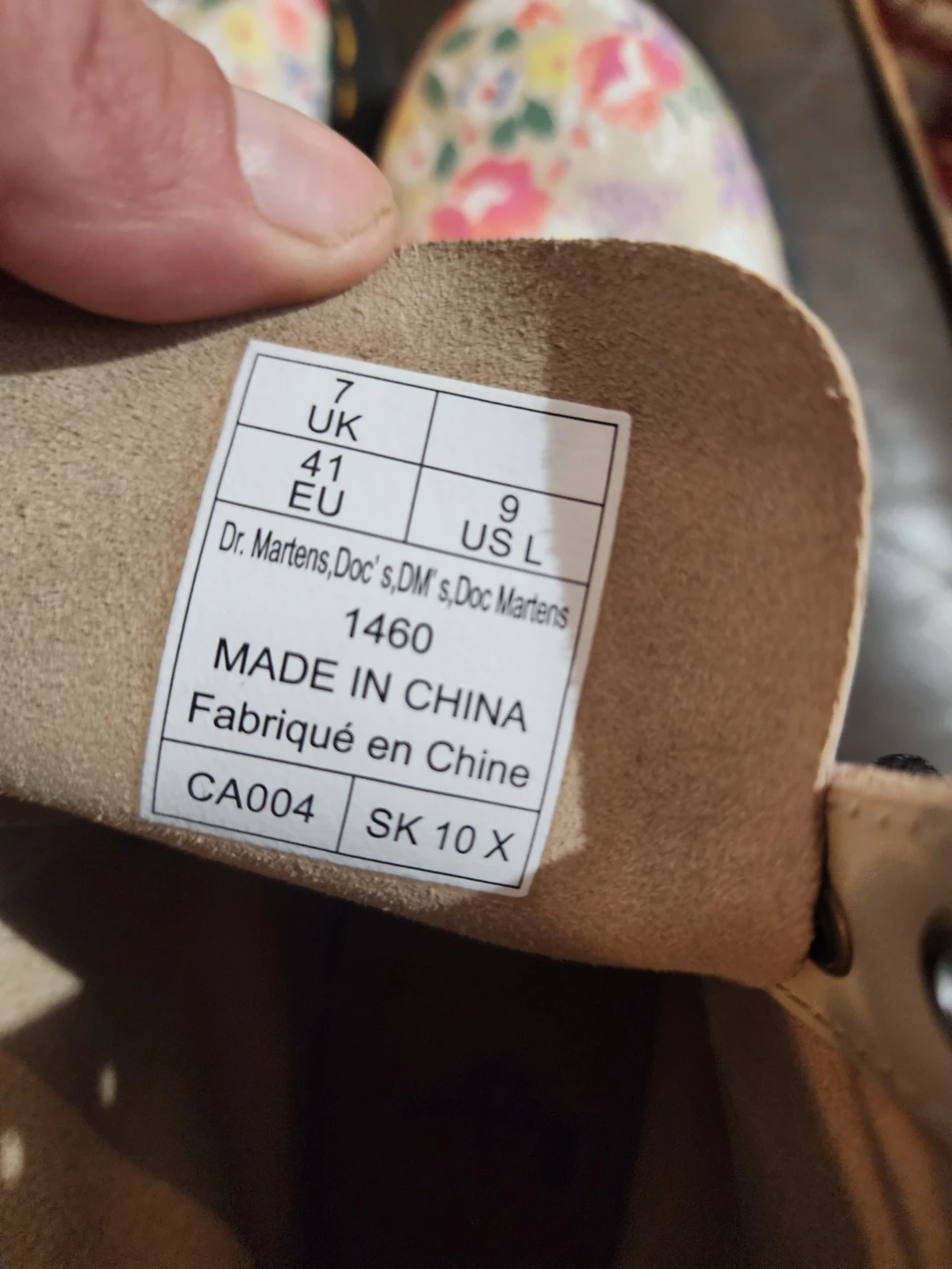 🌸 Dr. Martens 1460 Floral Mash Up Boots – Pristine Condition! 🌸 - photo 4