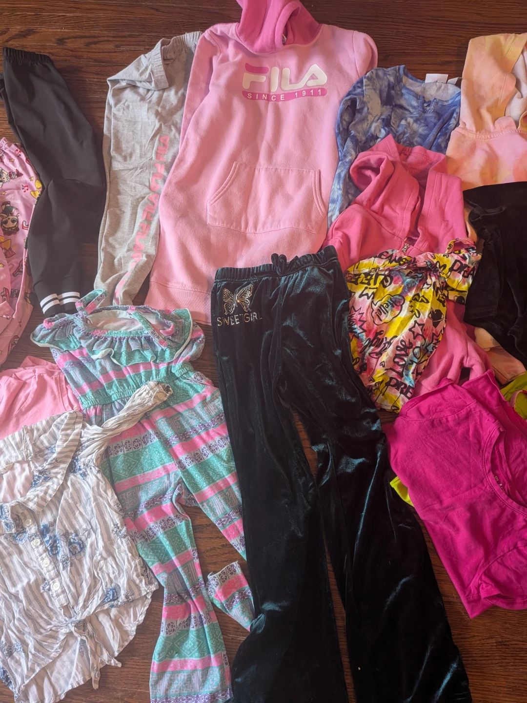 Girls' Clothing Bundle -  8-12 yrs Tops, Pants & Jumpsuit