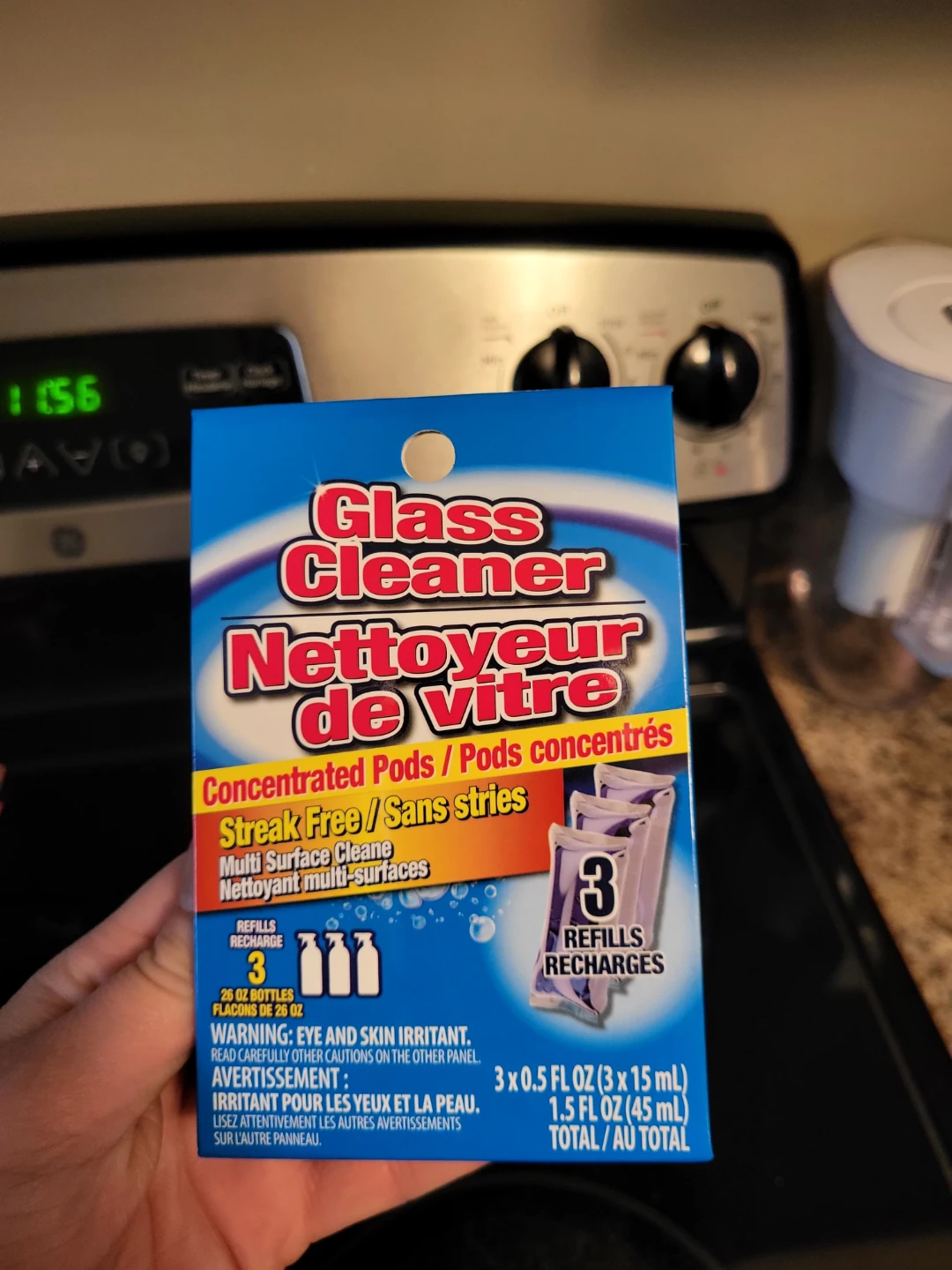 Glass Cleaner Concentrated Pods - Streak Free Multi Surface