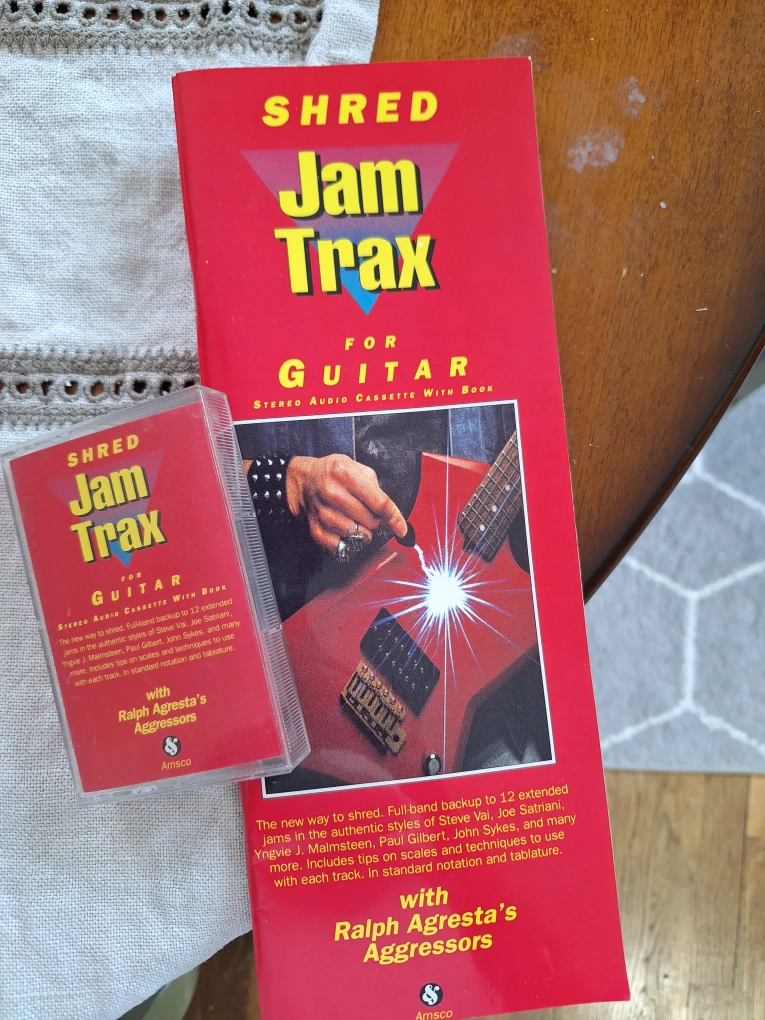 Jam Trax for Guitar Stereo Audio Cassette with Book Lot - photo 2