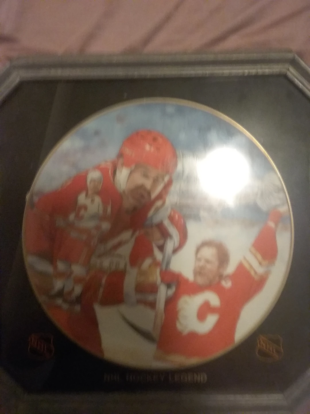 NHL Hockey Legend Framed Plate